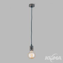 Retro lampa wisząca 1x60W E27 230V antyczna